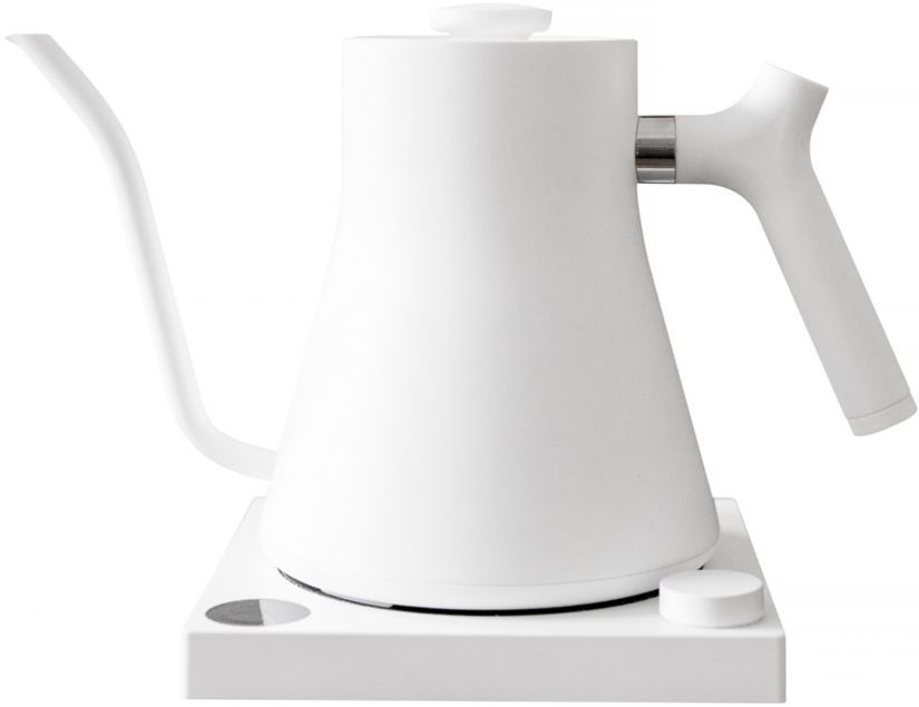 Fellow Stagg EKG Electric Variable Temperature Kettle 900 ml, Matte White