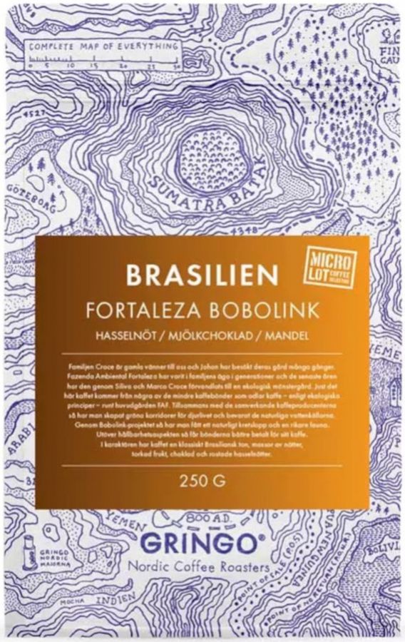 Gringo Nordic Brasilien Fortaleza Bobolink 250 g Coffee Beans