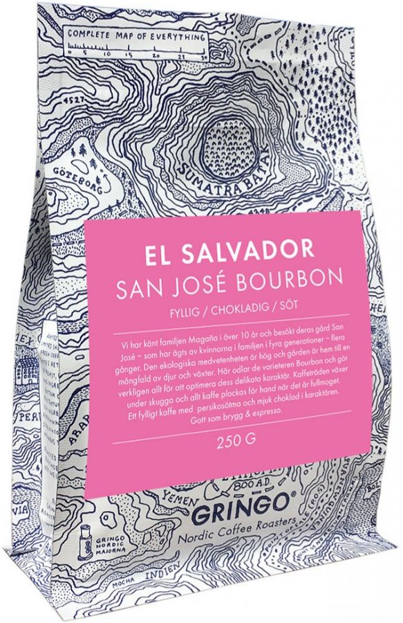 Gringo Nordic El Salvador San José Bourbon 250 g Coffee Beans