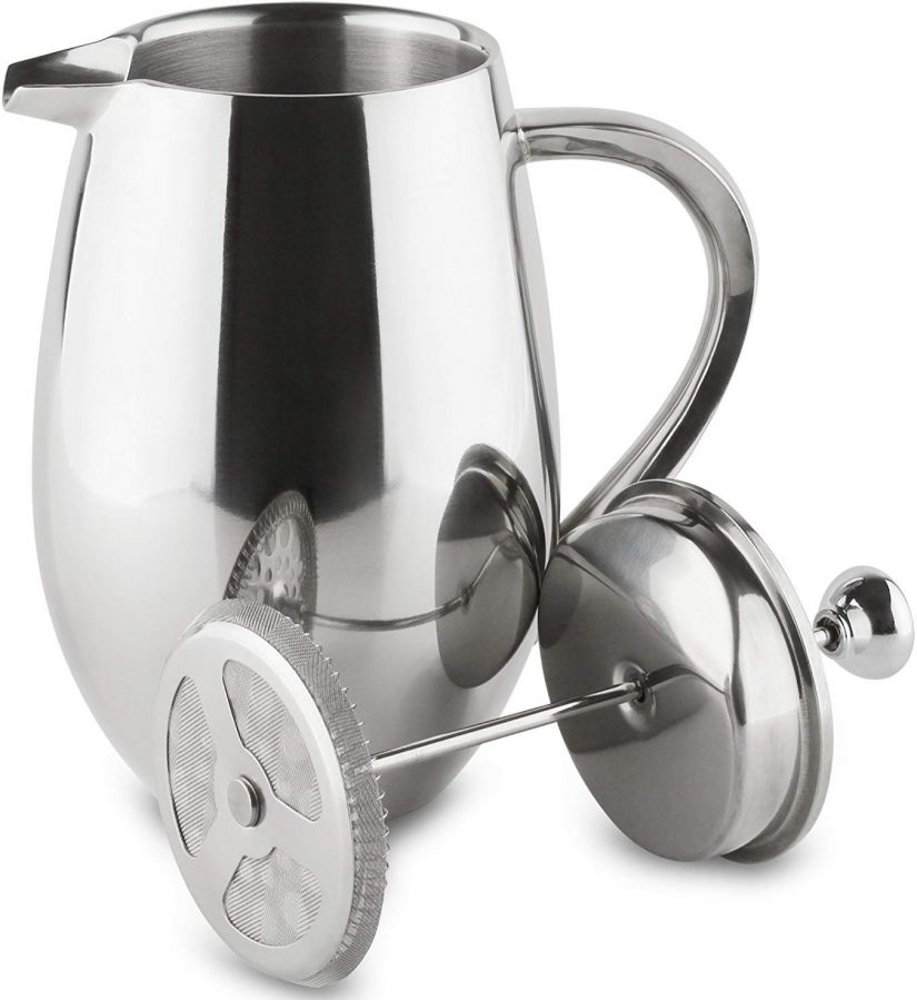 Grunwerg Double Wall Insulated French Press Crema
