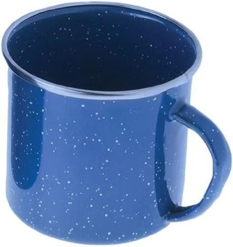 GSI Outdoors Deluxe Enamelware Cup – Tazza Smaltata Unisex Per Trekking E Campeggio, Crema, Taglia Unica