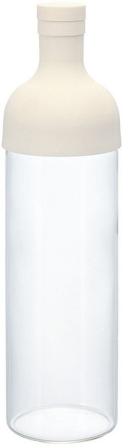 Hario Hario Filter-in Bottle Cold Brew Tea Bottle 750 ml, White