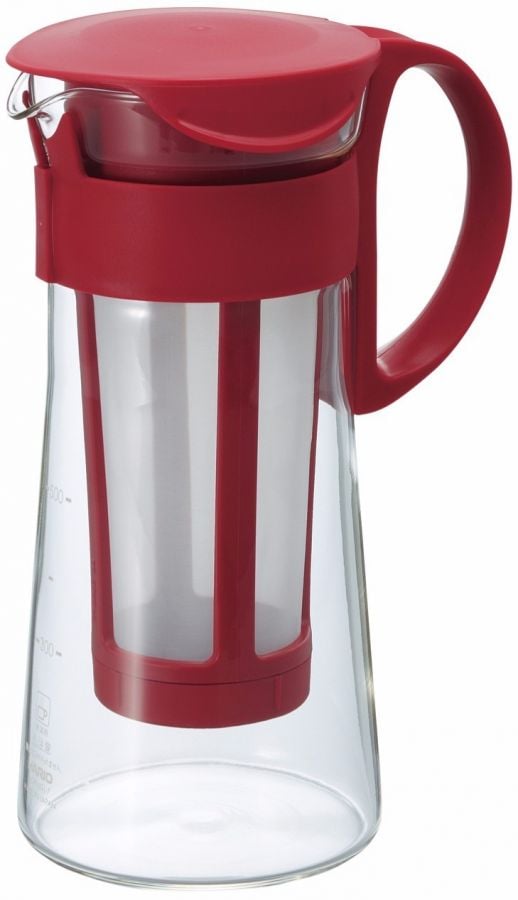 Hario Hario Mizudashi Coffee Pot for Cold Brew 600 ml, red