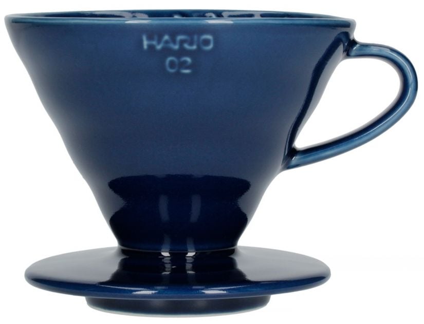 Hario V60 Ceramic Dripper Size 02, Indigo Blue