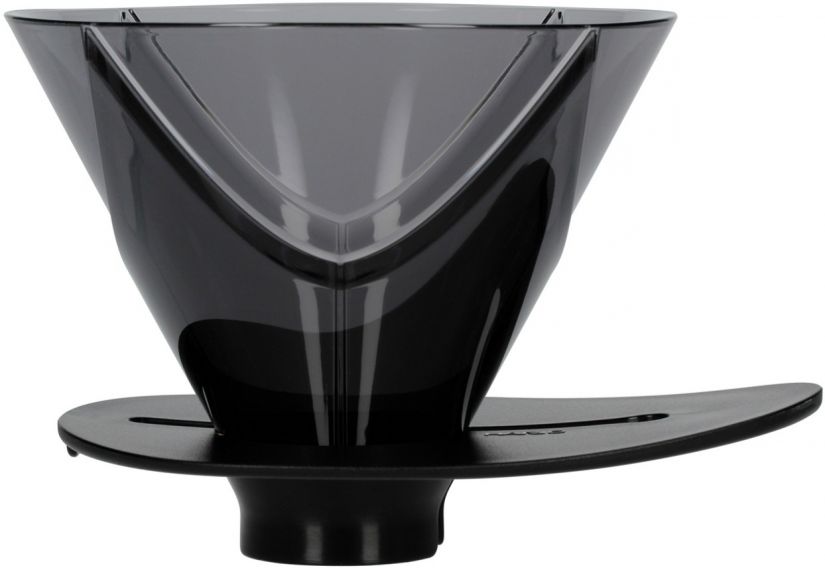 Hario Hario V60 Dripper Mugen Size 02, Black Plastic