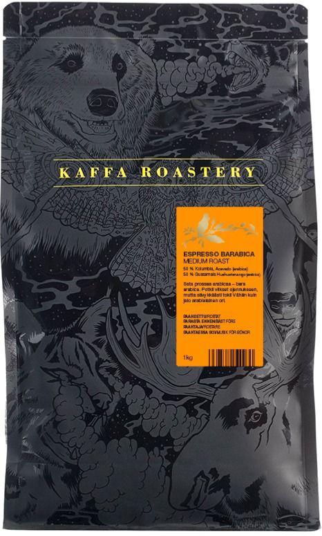 Kaffa Kaffa Roastery Espresso Barabica 1 kg Coffee Beans