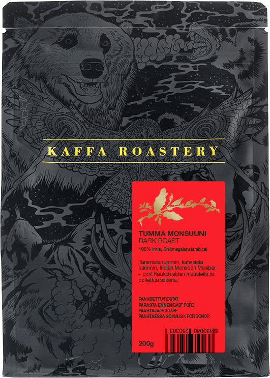 Kaffa Kaffa Roastery Tumma Monsuuni 200 g Coffee Beans