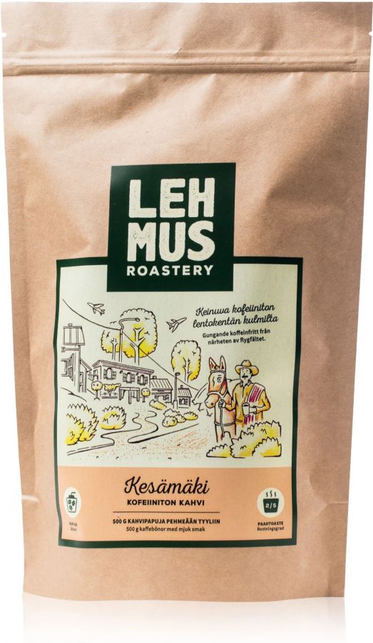 Lehmus Lehmus Roastery Kesämäki Decaf Coffee Beans 220 g