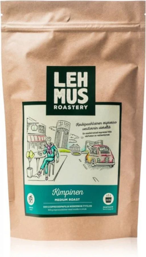 Lehmus Lehmus Roastery Kimpinen Espresso Coffee Beans 220 g