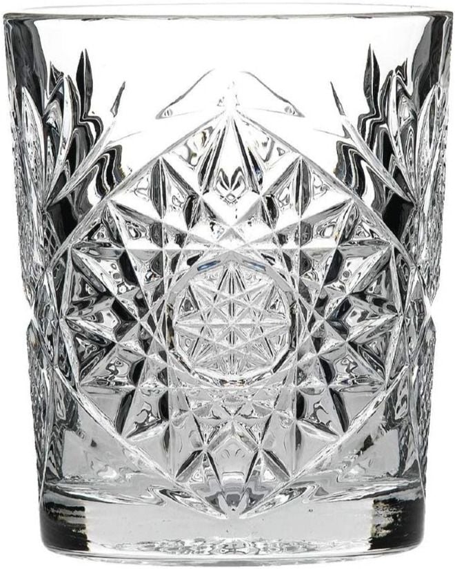 Libbey Hobstar Double Old Fashioned Glasses, 12 Ounce, Blue, Set Of 4 - View #10