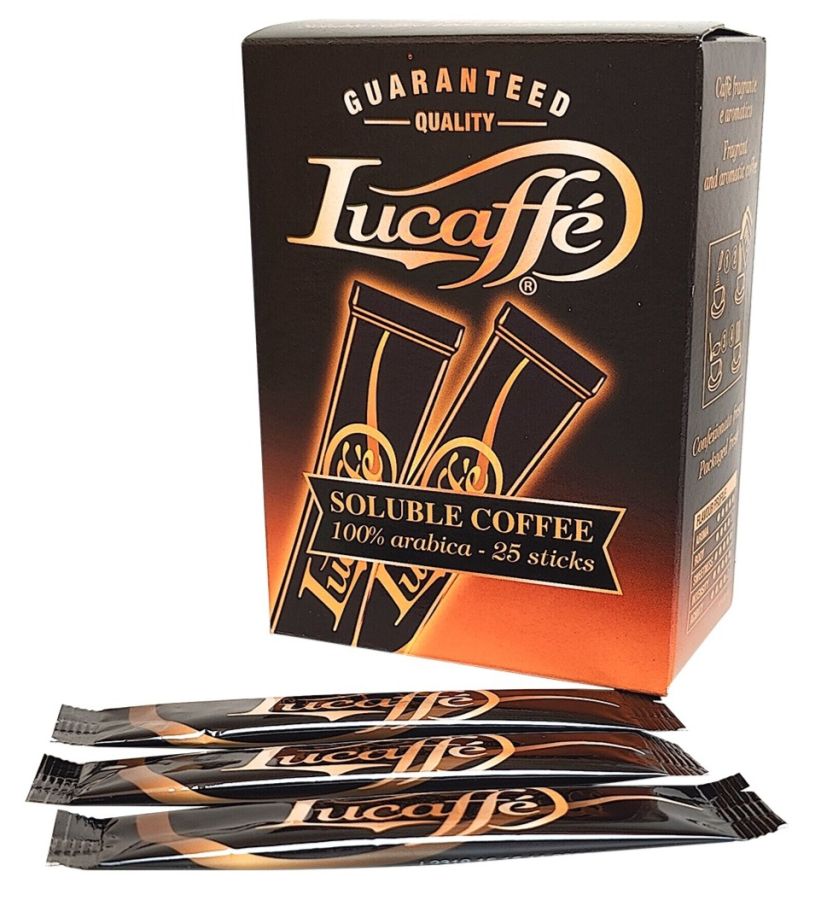 Lucaffé 100 % Arabica Instant Coffee Stick 25 pcs