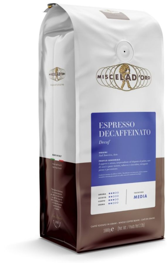 Miscela d'Oro Espresso Decaffeinato 1 kg Coffee Beans