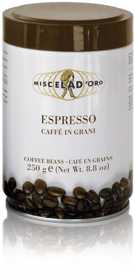 Miscela d'Oro Espresso 250 g tin - Crema