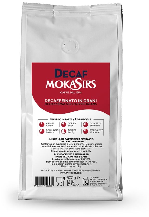 MokaSirs Decaf 500 g Coffee Beans