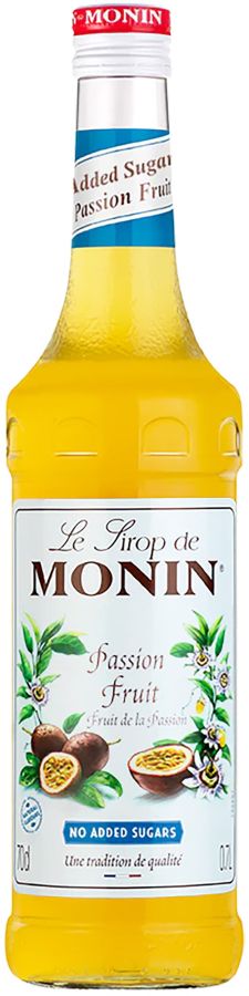 Monin Passion Fruit Syrup - No Added Sugars 700 ml
