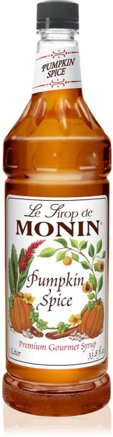 Monin Pumpkin Spice Syrup 1 l PET Bottle