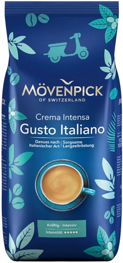Movenpick Gusto Italiano Roasted Coffee Beans 1 kg