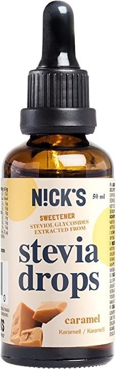 Nutri-Nick Nutri-Nick Stevia Drops Sweetener, Caramel 50 ml