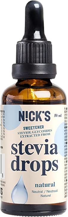 Nutri-Nick Nutri-Nick Stevia Drops Sweetener, Natural 50 ml