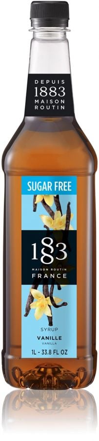 Maison Routin 1883 Sugar Free Vanilla Syrup 1000 ml - Crema