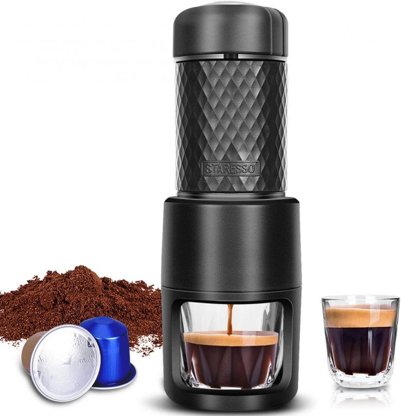 Staresso Basic (Capsules & Ground Coffee) Espresso Coffee Maker Crema