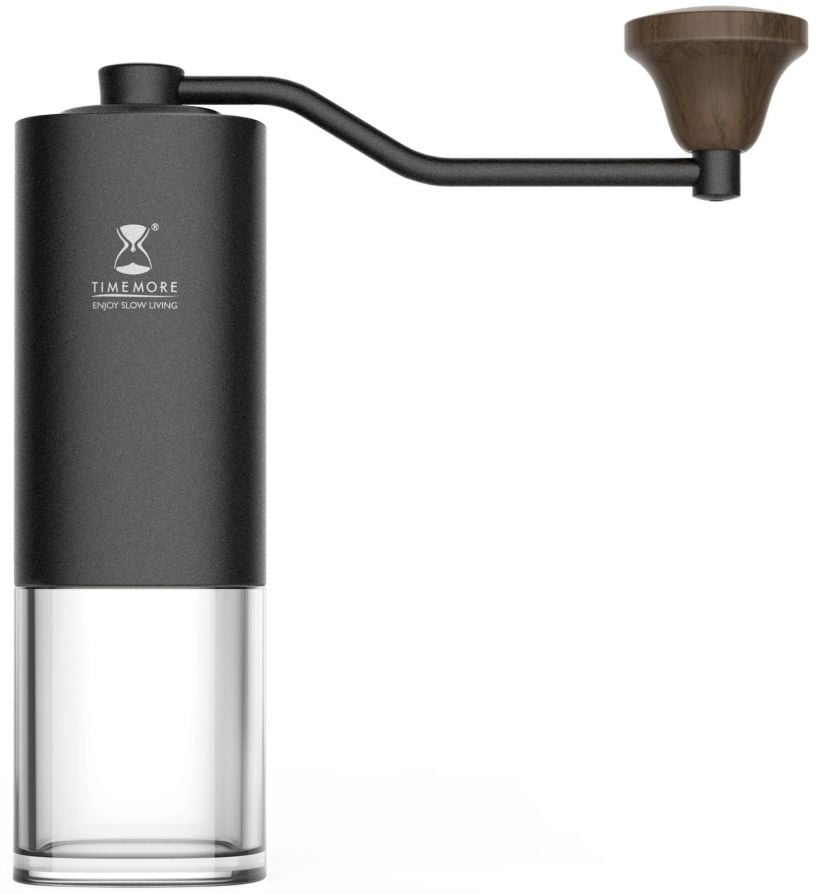 Timemore Timemore Chestnut Coffee Grinder, Black with Transparent Base