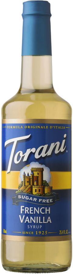 Torani Sugar Free French Vanilla Syrup 750 ml