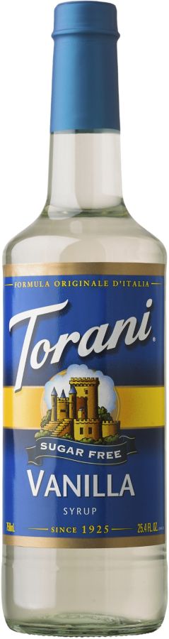 Torani Sugar Free Vanilla Syrup 750 ml