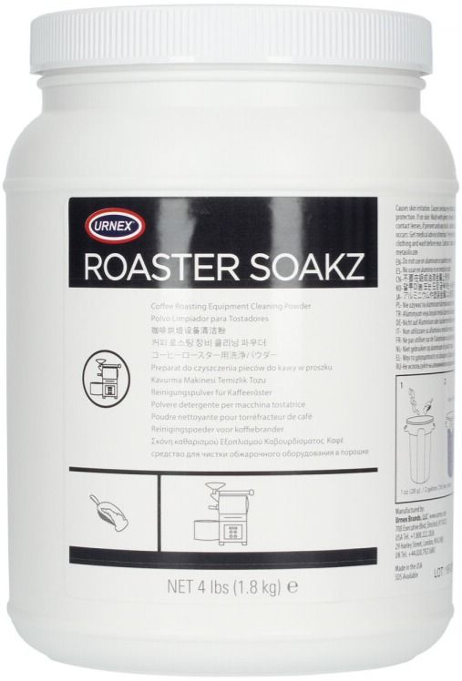 Urnex Roaster Soakz Cleaning Powder For Coffee Roaster 1.8 kg Crema