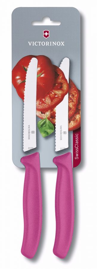 Victorinox Swiss Classic Tomato Knife 11 cm 2 pcs, Pink