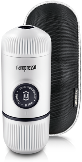 Wacaco Nanopresso  Elements Chill White - Portable Espresso Maker + Protective Case