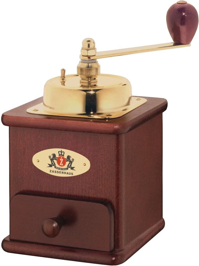 Zassenhaus Zassenhaus Brasilia Coffee Grinder, Beech Mahogany