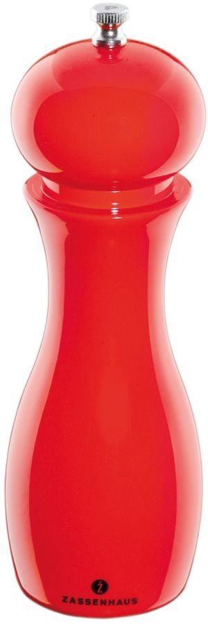 Zassenhaus Dusseldorf Salt Mill 19 cm, Red