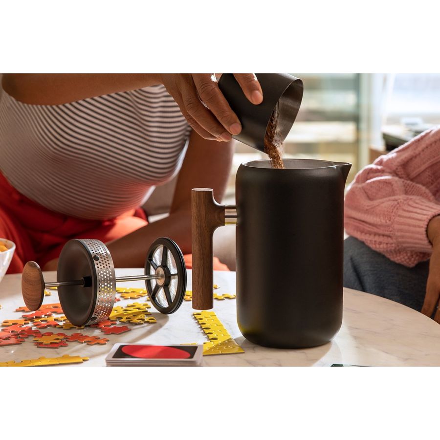 Fellow Clara French Press, Walnut Crema