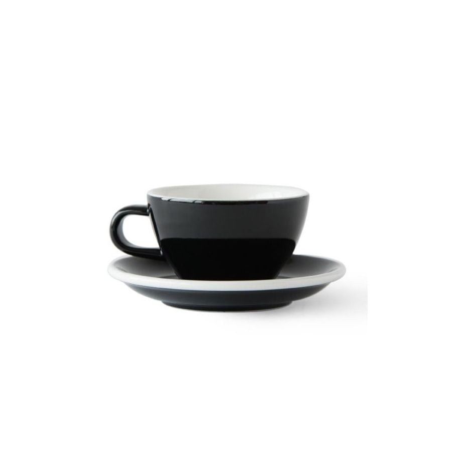 Acme Medium Cappuccino tasse 190 ml + soucoupe 14 cm, Penguin Black