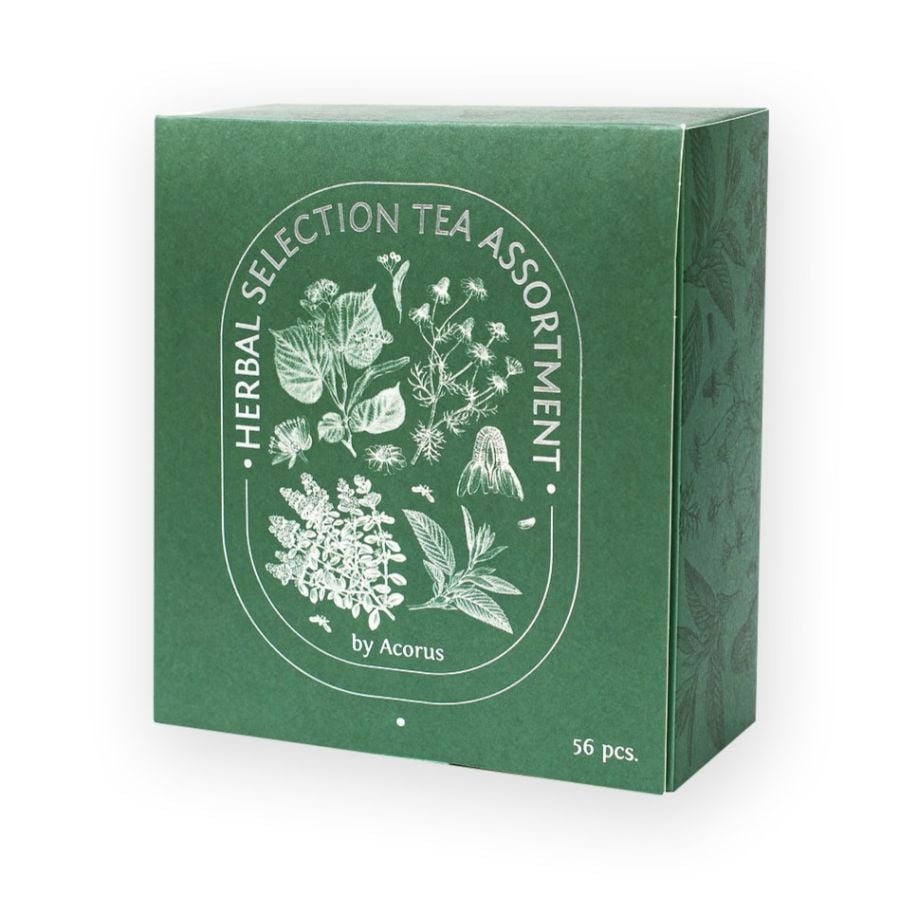 Acorus Herbal tea set,  56 sachets de thé
