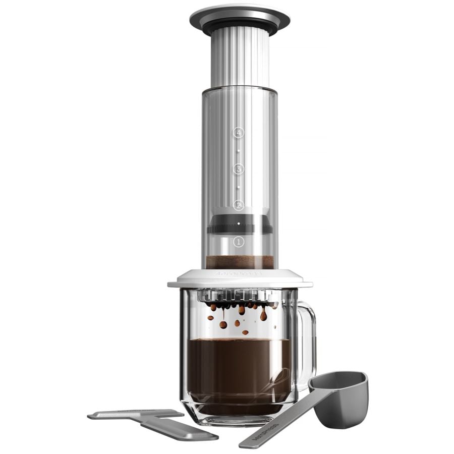 AeroPress Premium Coffee Maker, White