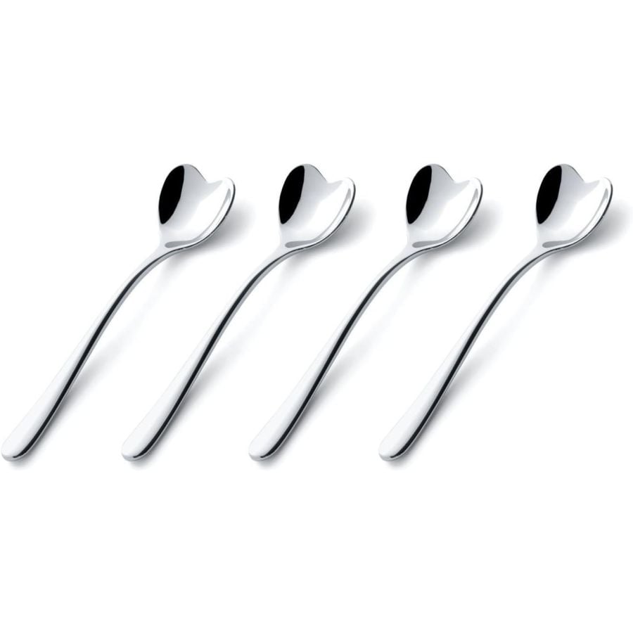 Alessi Big Love Heart Shaped Ice Cream Spoons 4-pack