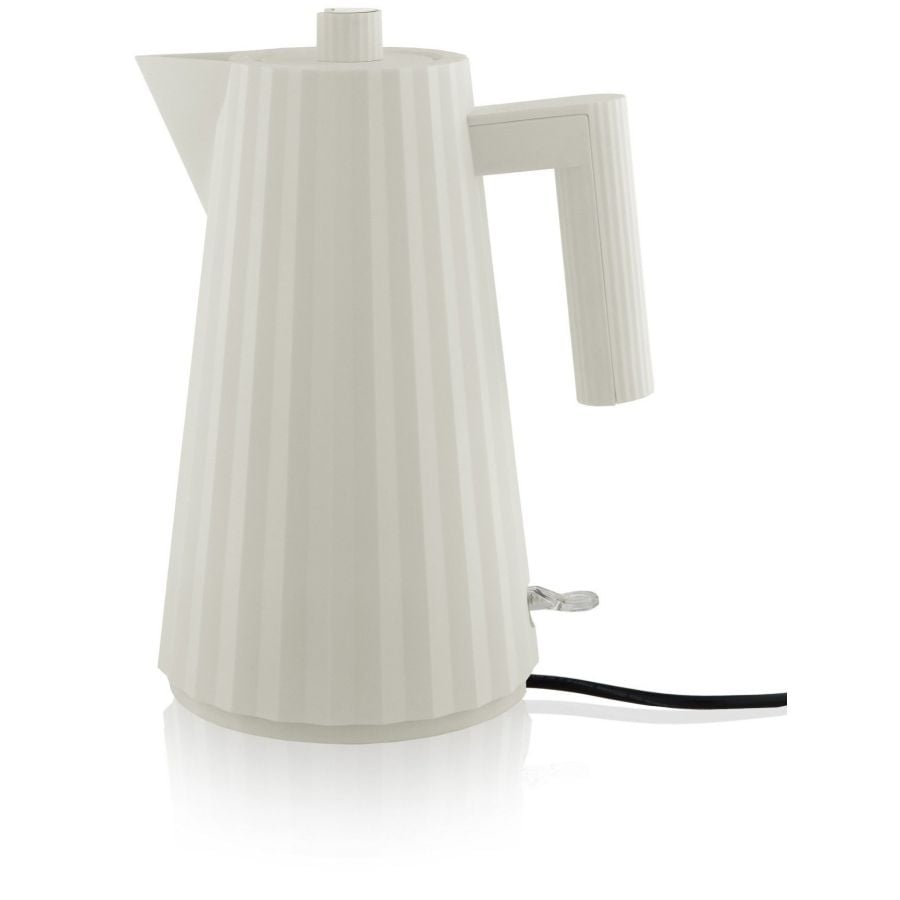 Alessi MDL06 Plissé Bouilloire Électrique, 1,7 l, blanche