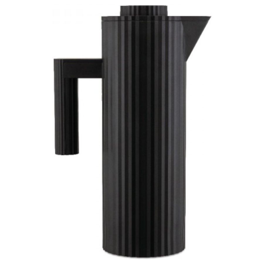 Alessi MDL12 Plissé Thermo Jug 1 l, Black