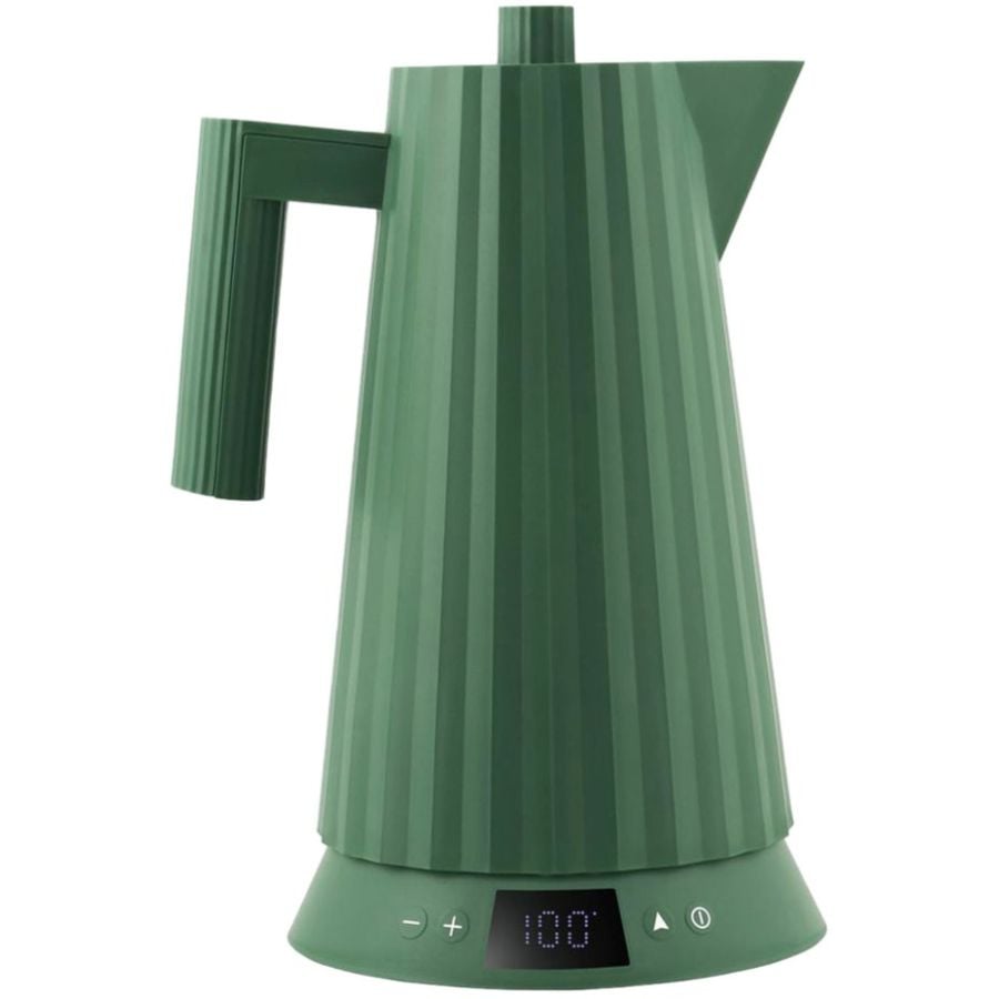 Alessi MDL21 Plissé Water Kettle With Temperature Adjustment 1,7 l, Green