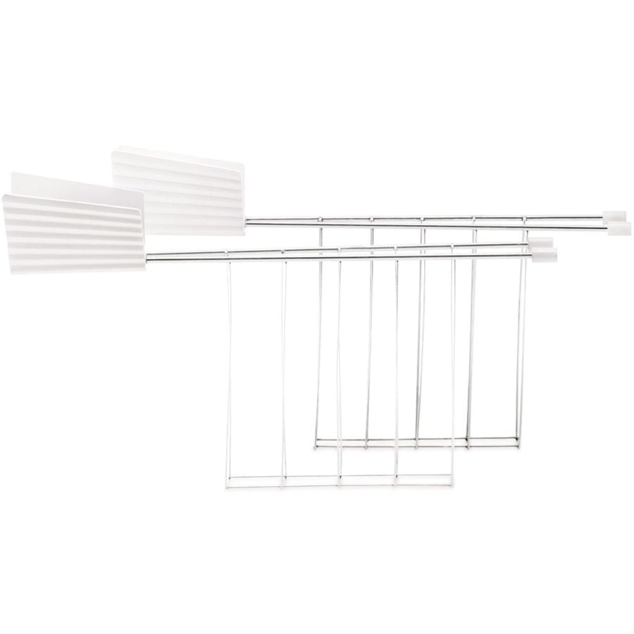 Alessi Plissé grille-pain 2 pcs, blanc