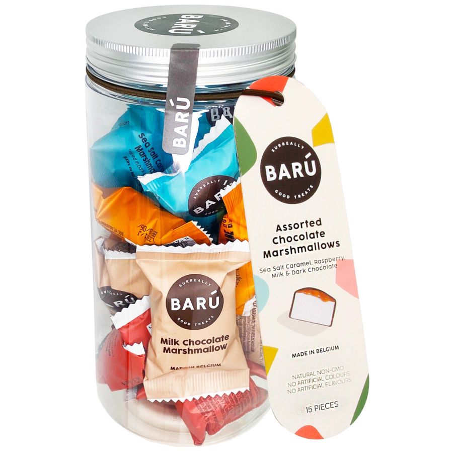 Barú Assorted Chocolate Marshmallows malvaviscos de chocolate 208 g