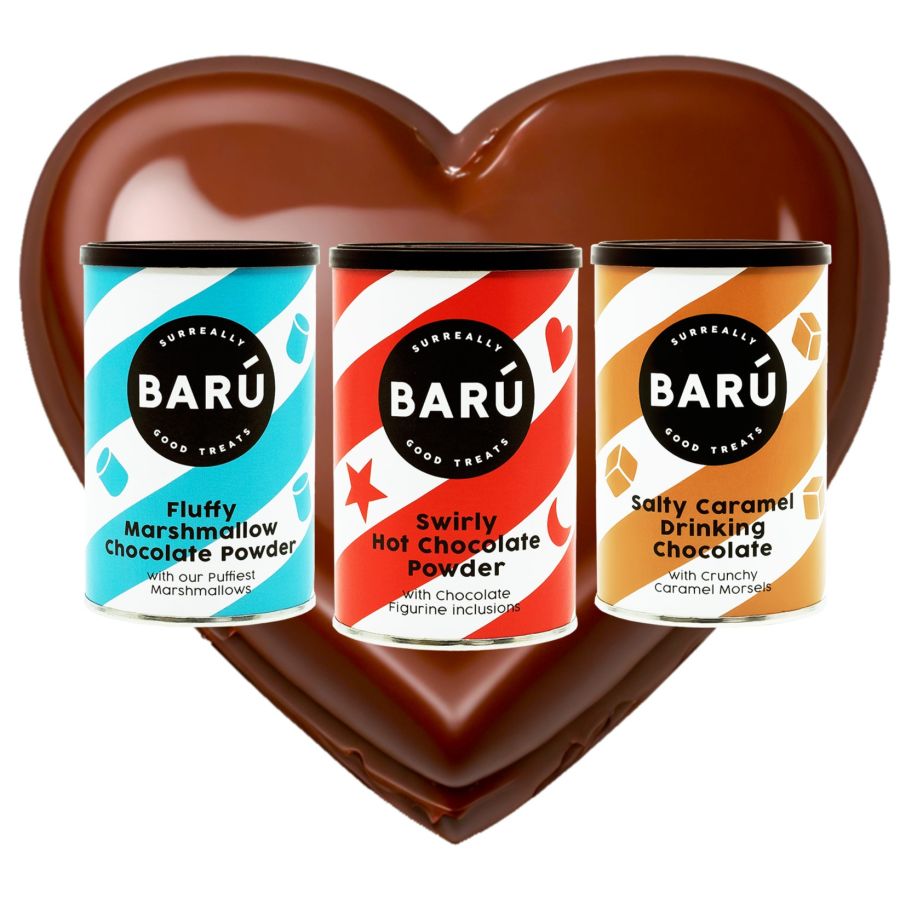 Barú Choc Lovers Hot Chocolate Bundle 3 x 250 g