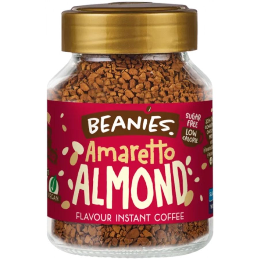 Beanies Amaretto Almond Flavoured Instant Coffee 50 g