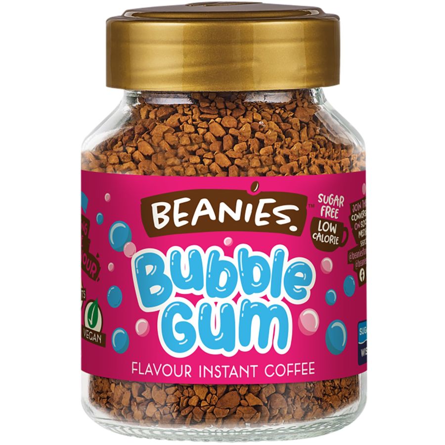 Beanies Bubble Gum Flavoured Instant Coffee 50 g