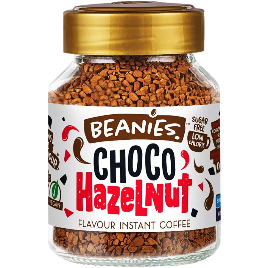 Beanies Choco Hazelnut Flavoured Instant Coffee 50 g