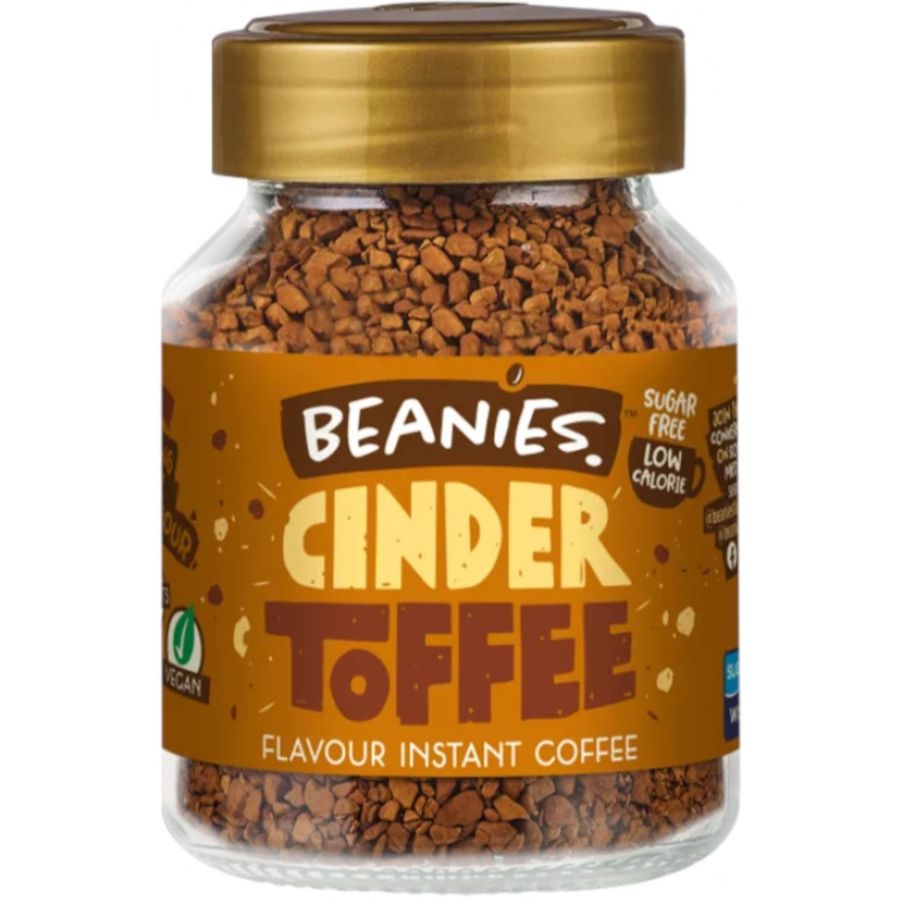 Beanies Cinder Toffee café instantané aromatisé 50 g