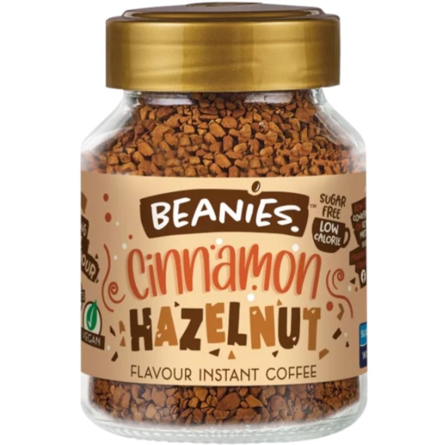Beanies Cinnamon Hazelnut café instantané aromatisé 50 g