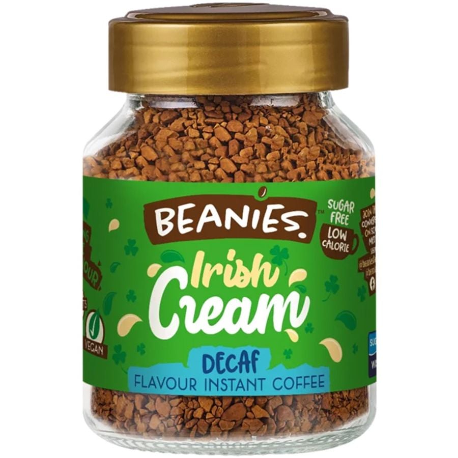 Beanies Decaf Irish Cream café instantané décaféiné aromatisé 50 g